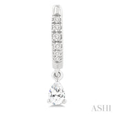 .40CTRDDM PETITE HUGGIE ER WG 14K-G*